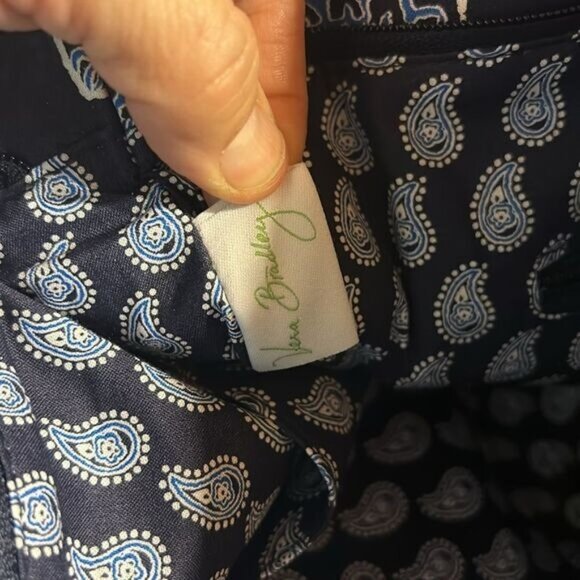 Vera Bradley Quilted Glenna Blue Bandana - Picture 4 of 7